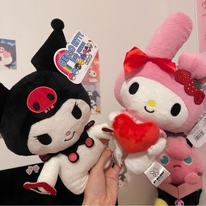 My melody Plush + Kuromi Valentine’s Day plush
